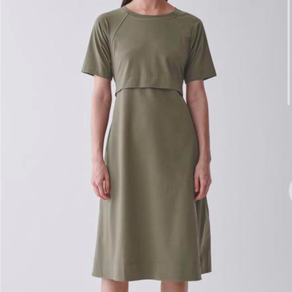 COS COTTON DRESS WITH PLEATED DETAIL - Picture 2 of 6